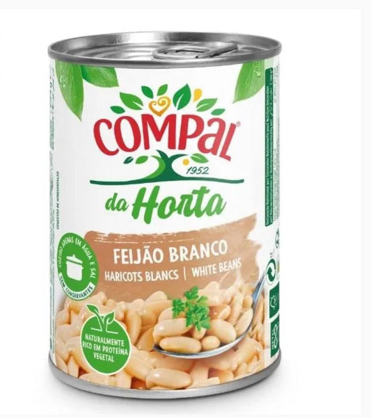 Compal Feijao Branco/ White Beans 360g