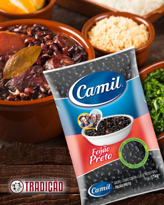 Camil Feijao Preto / Black Beans 1kg