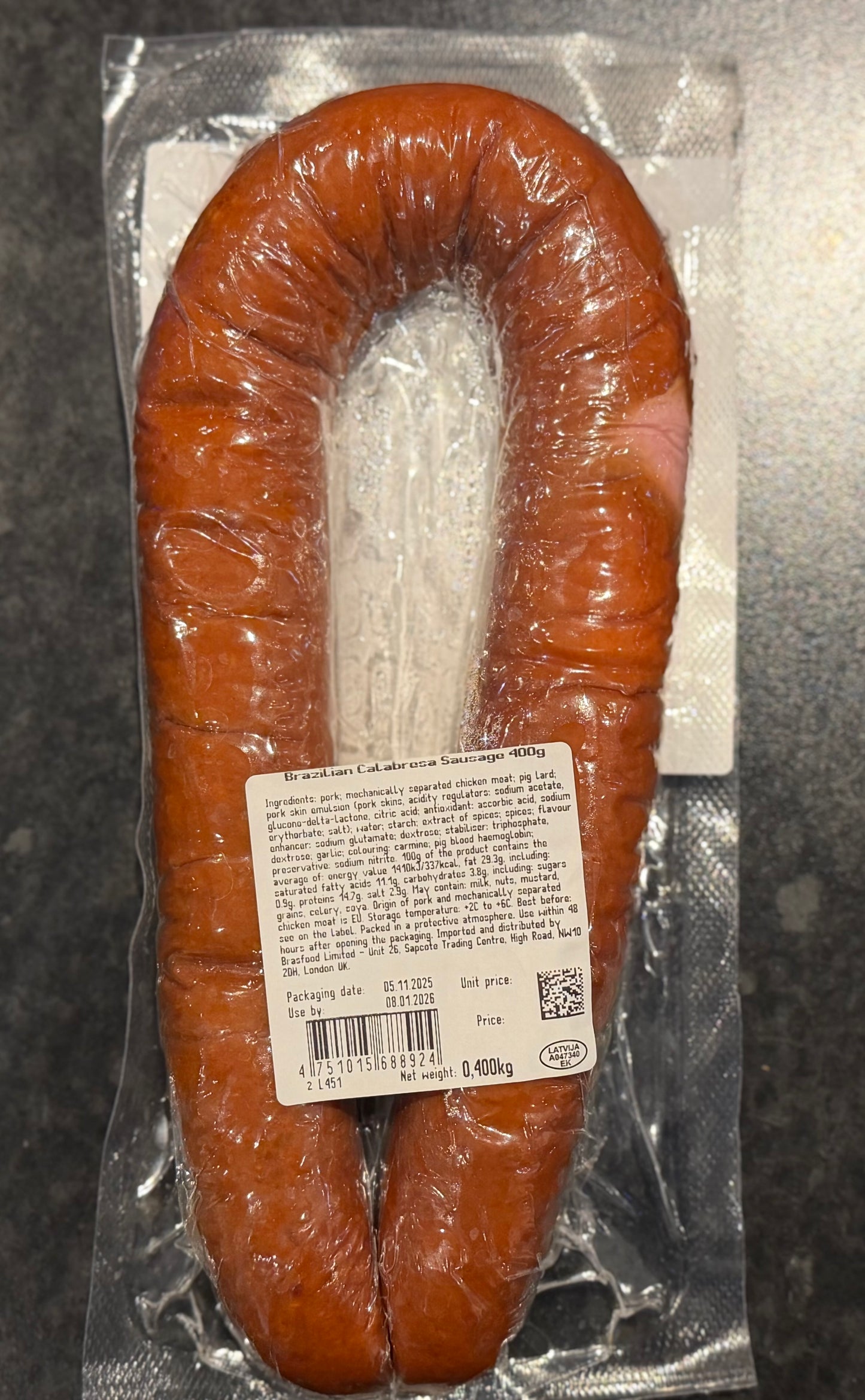 Linguica Calabresa / Sausage Top Brazil 400g